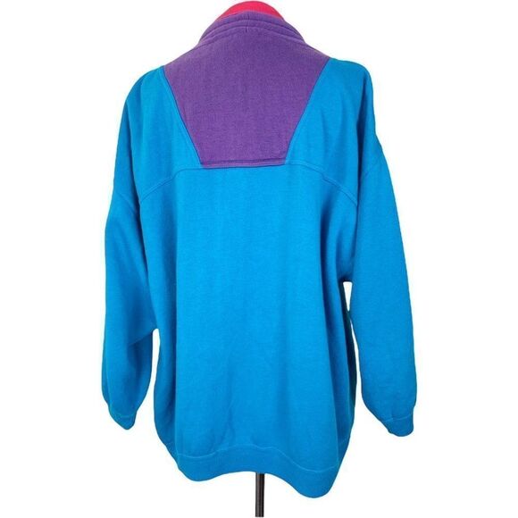 Vintage Lauren Brooke Sweater Pockets half zip - Picture 3 of 7